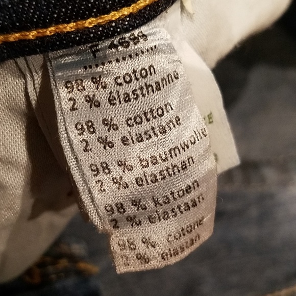 Lacoste Jean Pencil Skirt Detailed Back Size 4 US - Picture 7 of 8